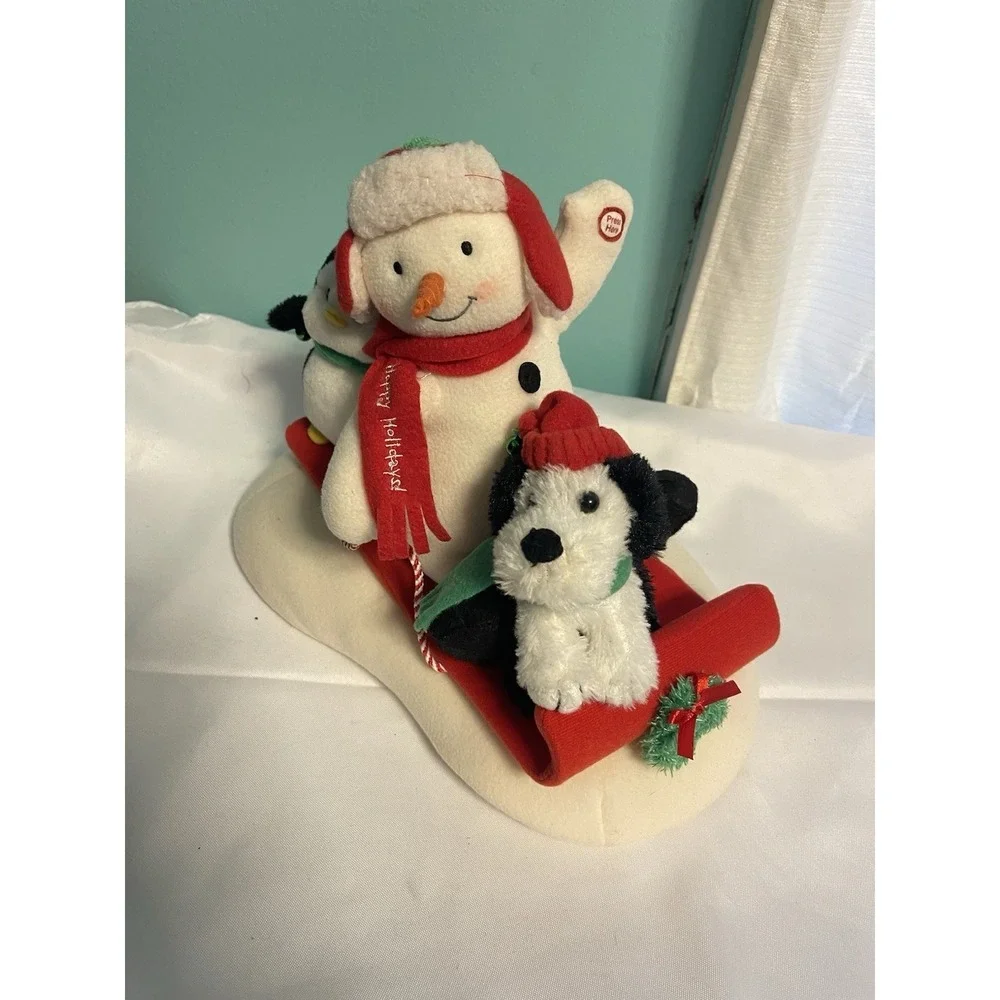 Hallmark Jingle Pals‎ Animated Singing Snowman Penguin Dog 